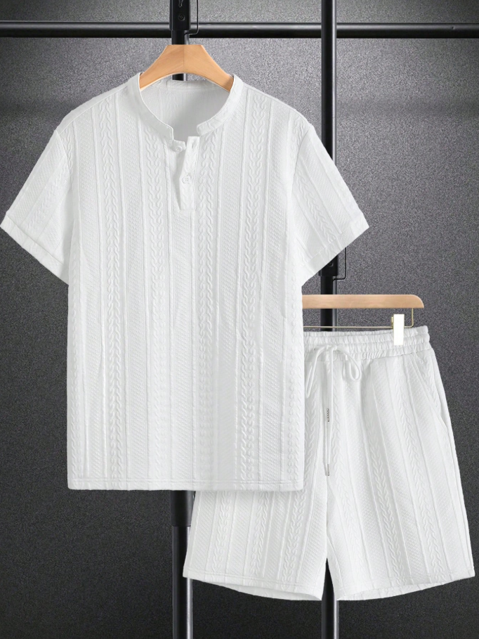 White Texture Set Minimalismo Raffinato e Comfort