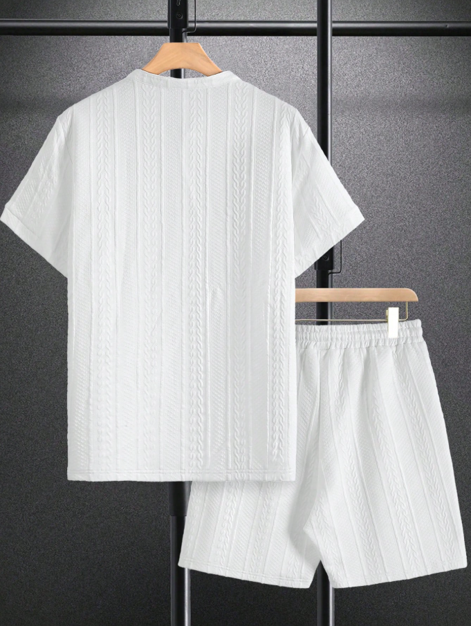 White Texture Set Minimalismo Raffinato e Comfort